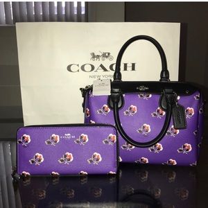Coach Purse & Wallet Set